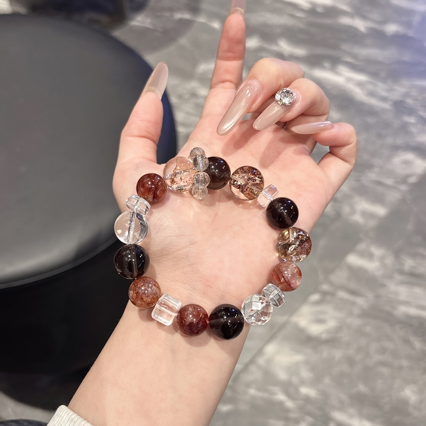 Custom Multi-Stone Protection Beaded Bracelet