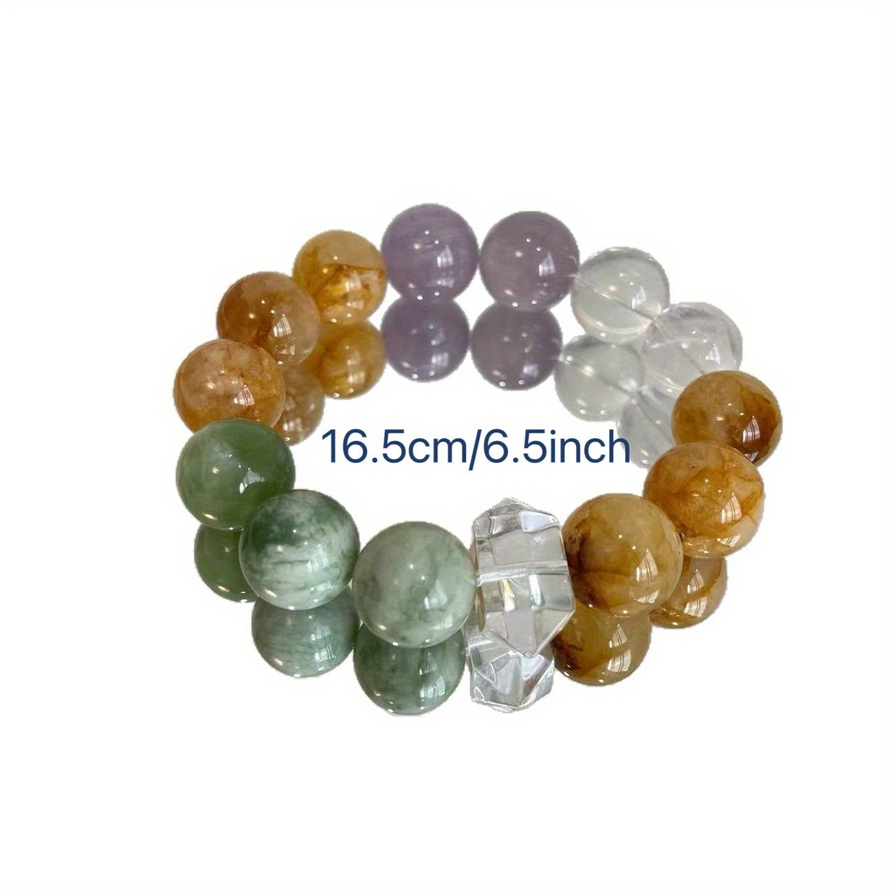 Custom Multi-Stone Crystal Beaded Bracelet