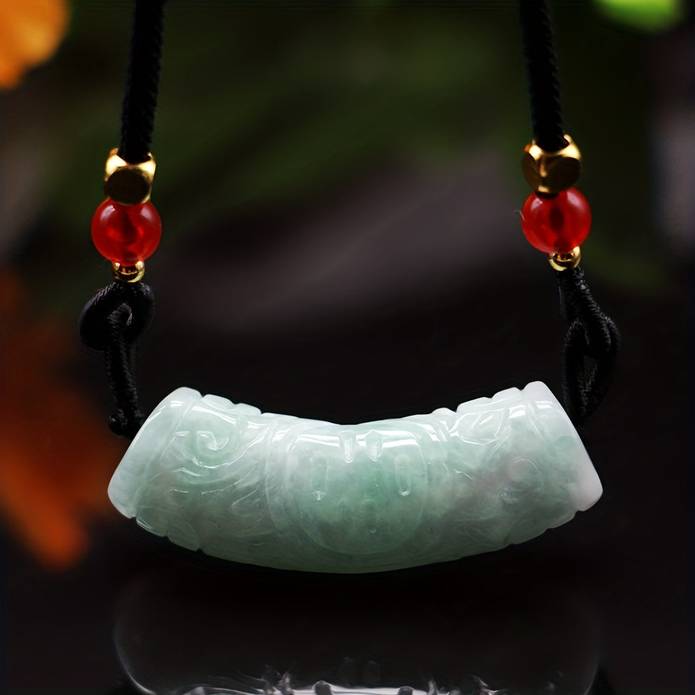 Custom Natural Jade Carved Pendant Necklace/Bracelet