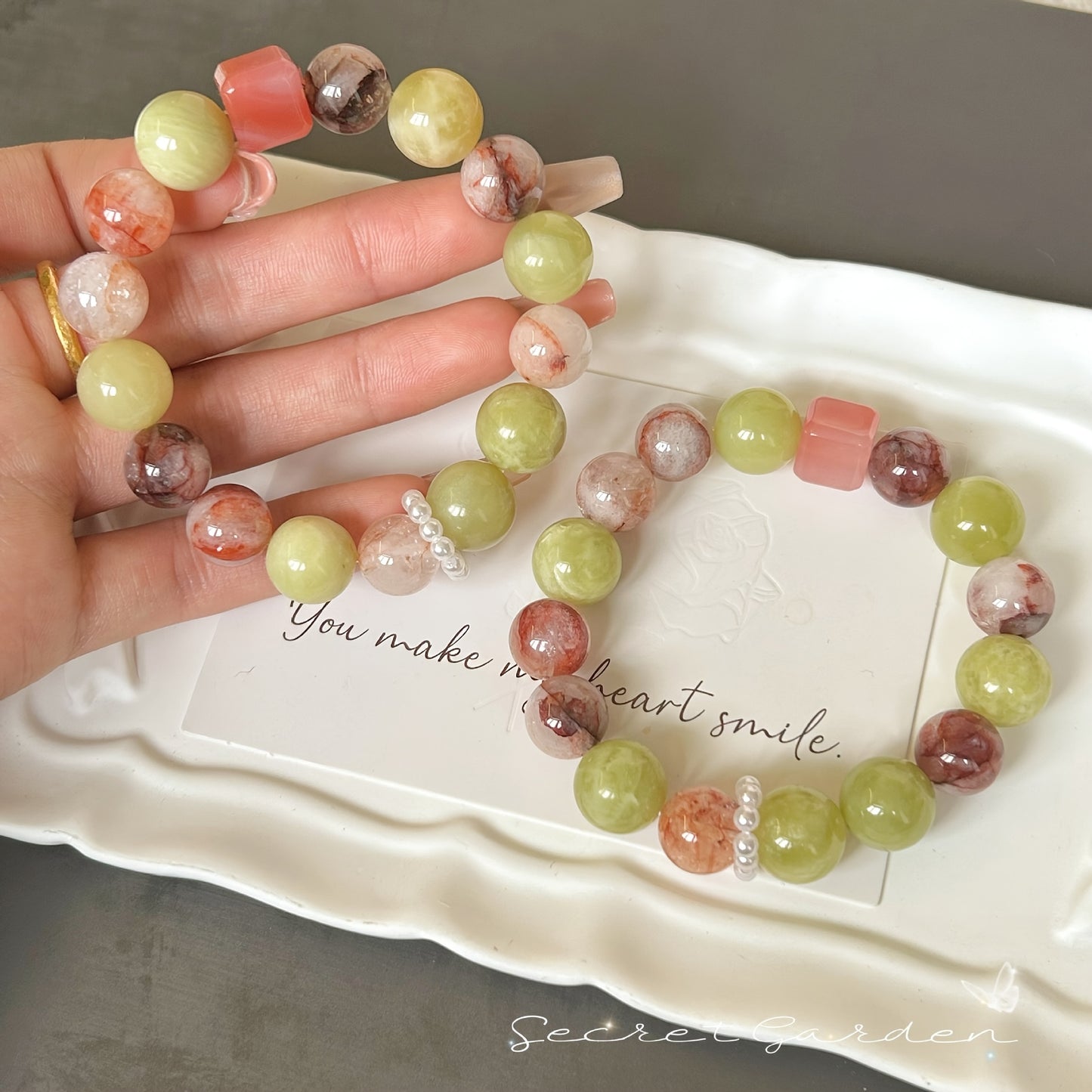 Custom Multicolor Gemstone Beaded Bracelet