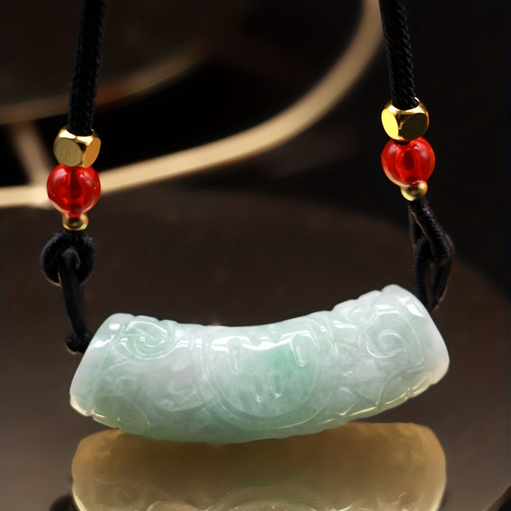 Custom Natural Jade Carved Pendant Necklace/Bracelet