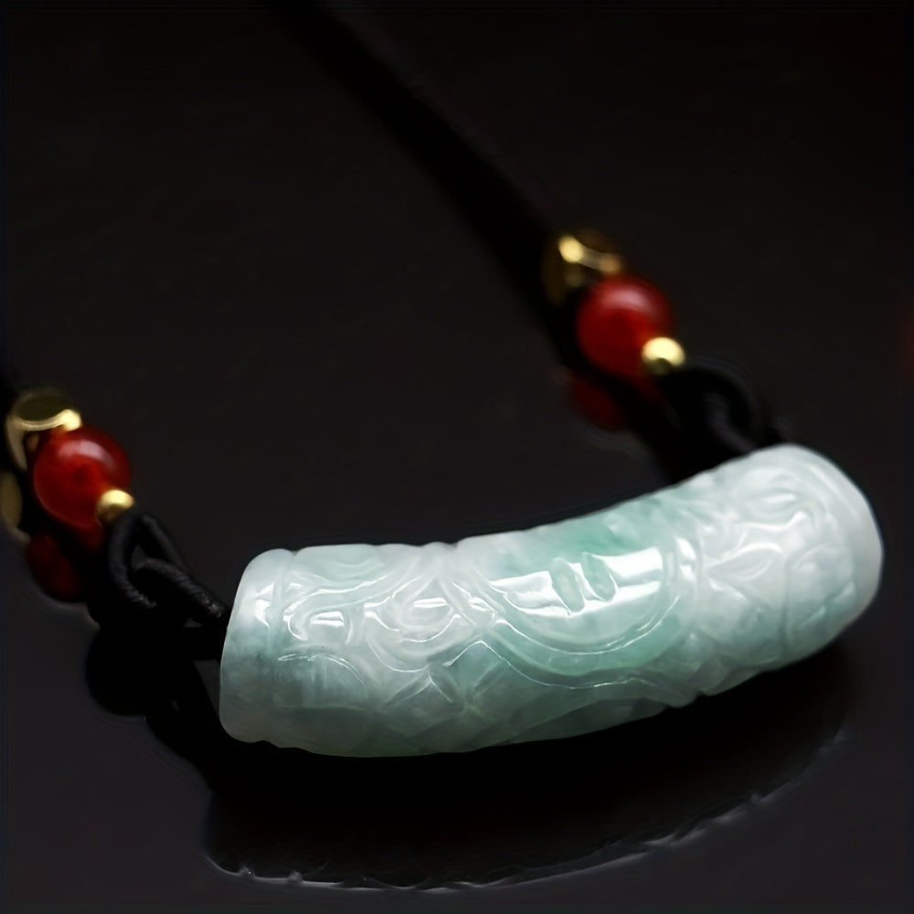 Custom Natural Jade Carved Pendant Necklace/Bracelet