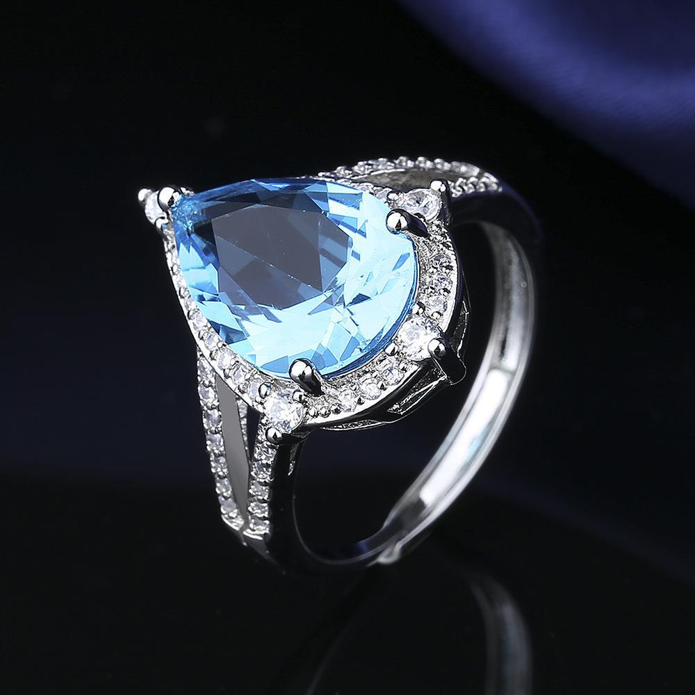 Custom Blue Topaz Jewelry Set